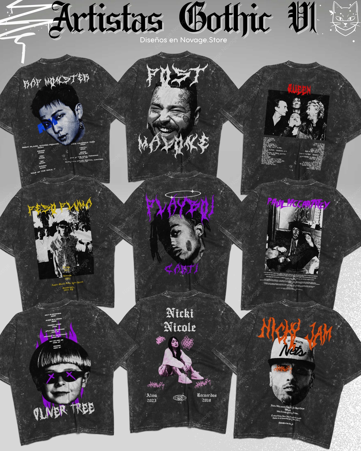 100 Artistas Gothic