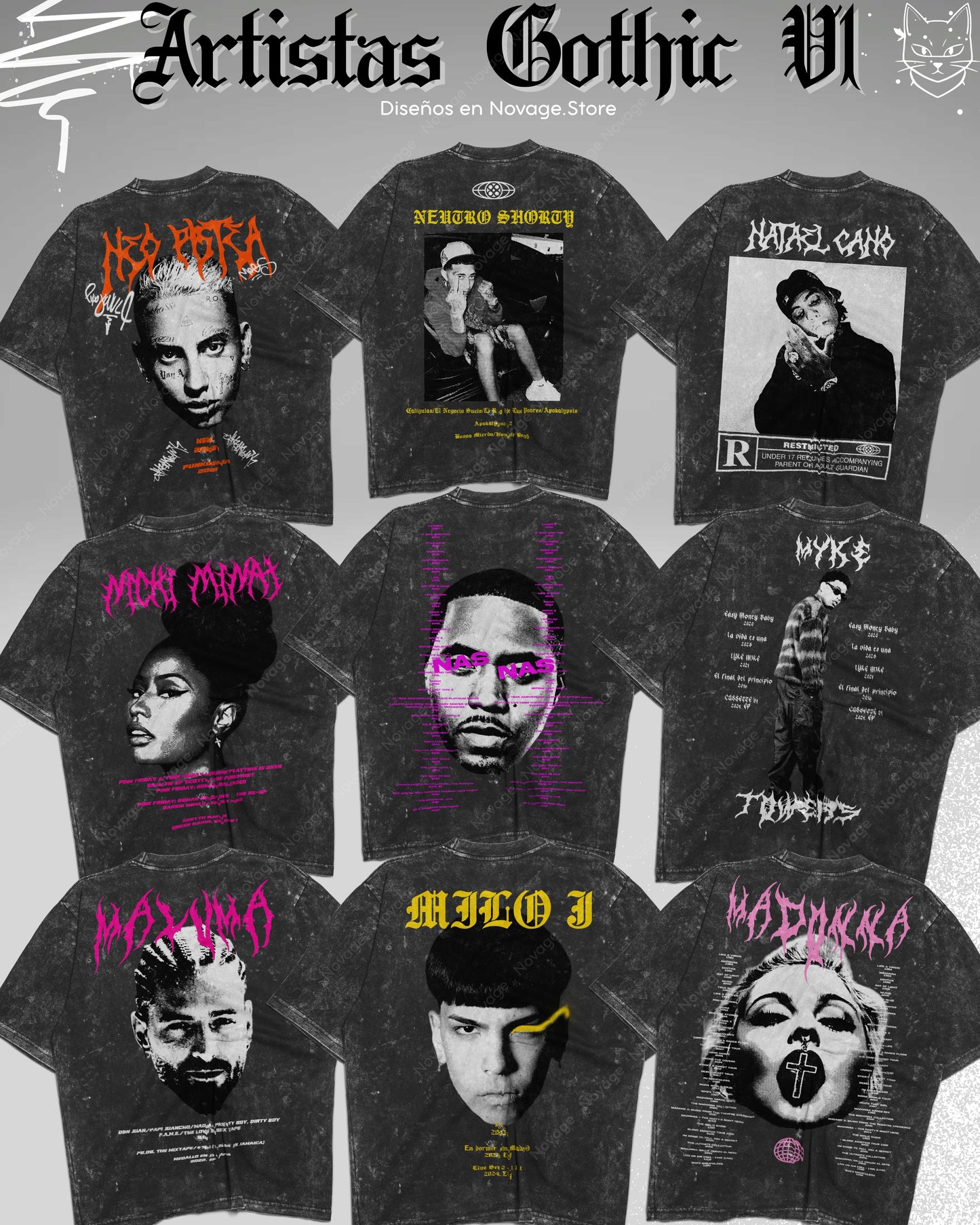 100 Artistas Gothic