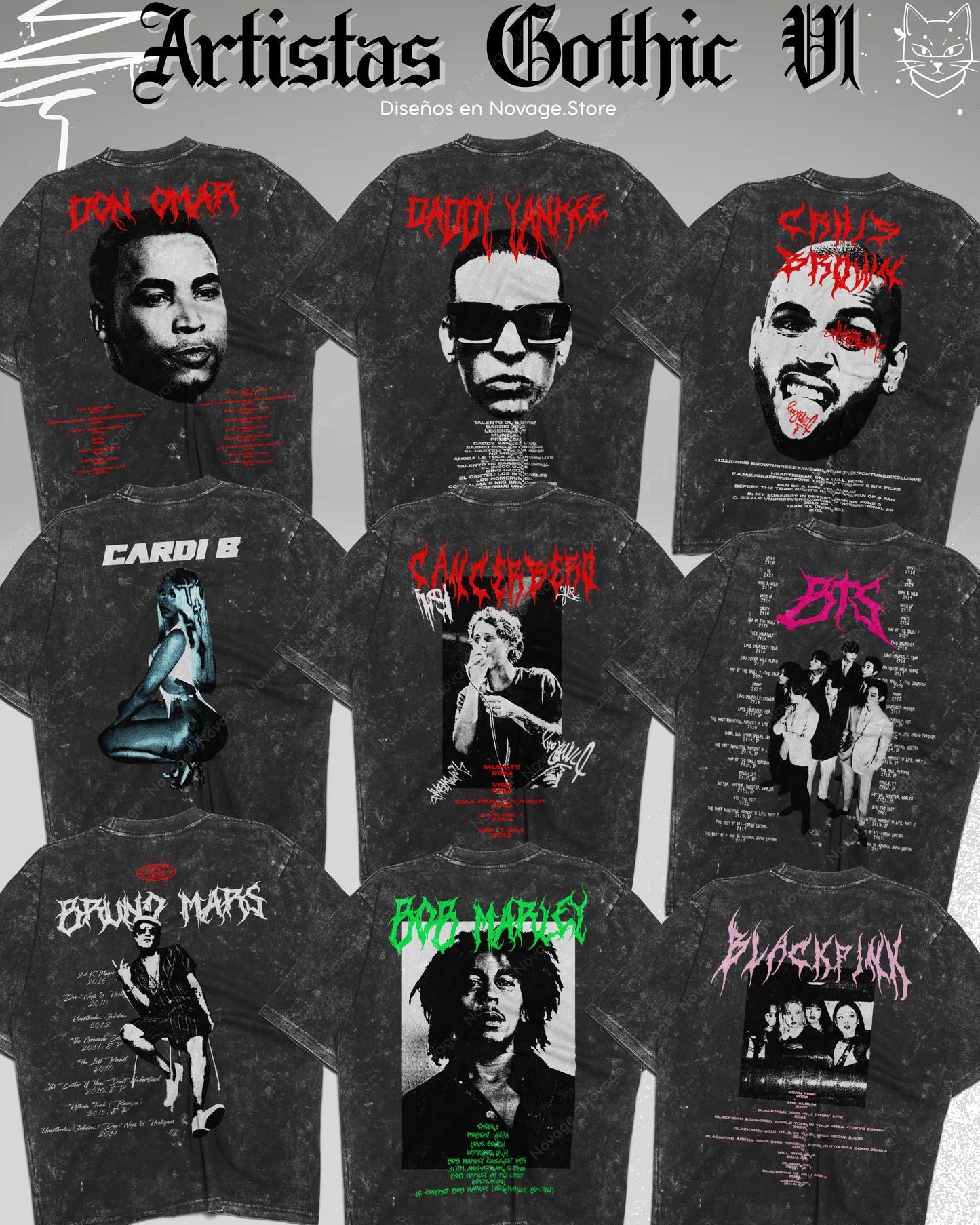 100 Artistas Gothic