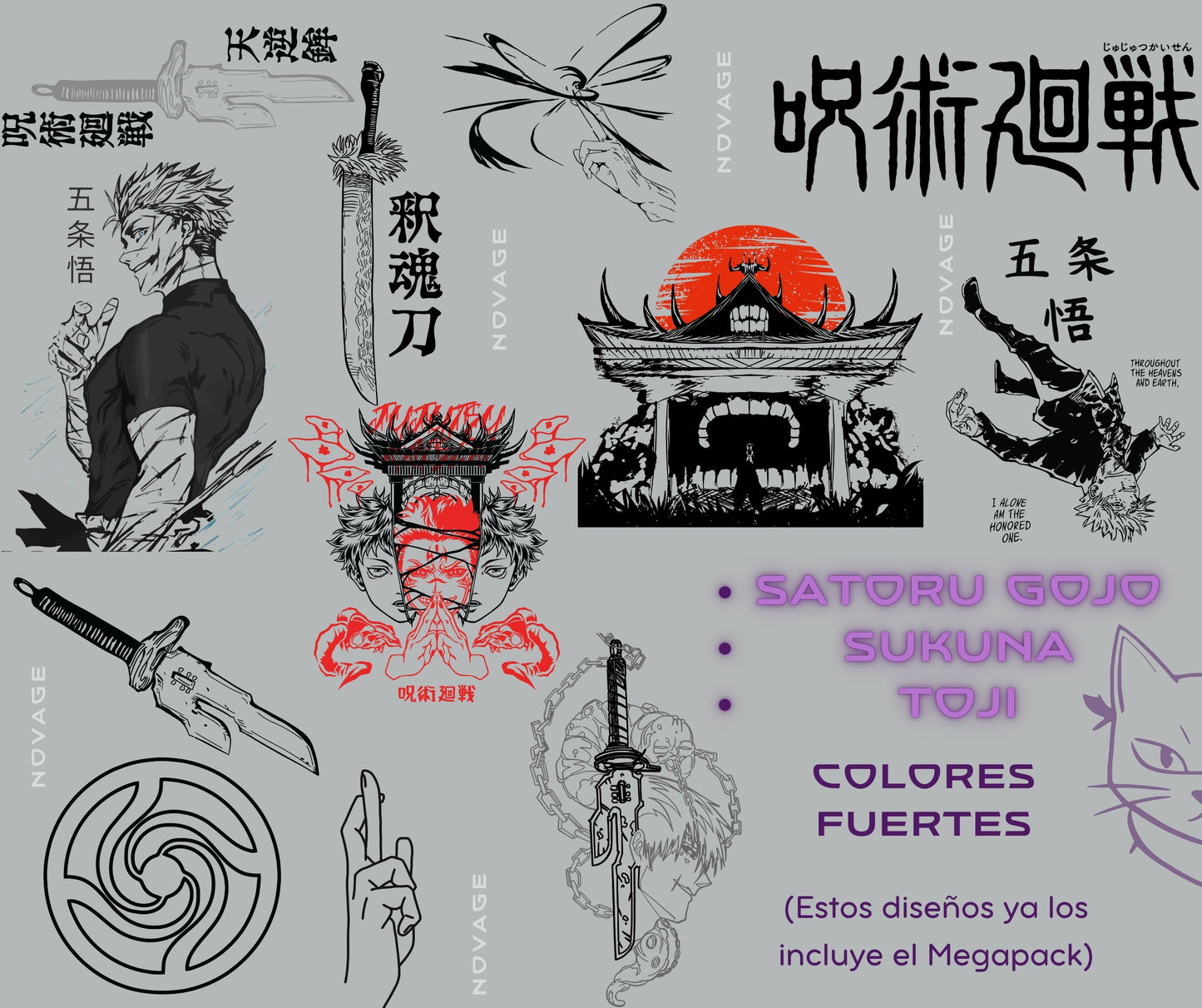 DISEÑOS JUJUTSU KAISEN