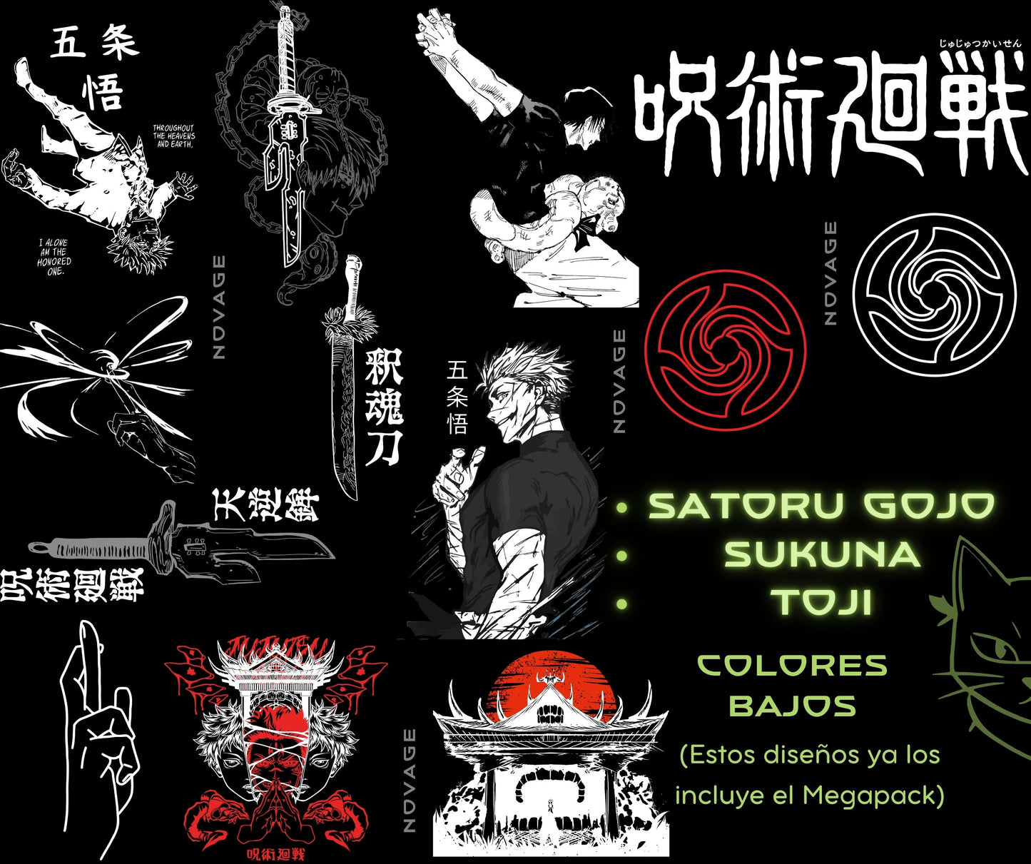 DISEÑOS JUJUTSU KAISEN