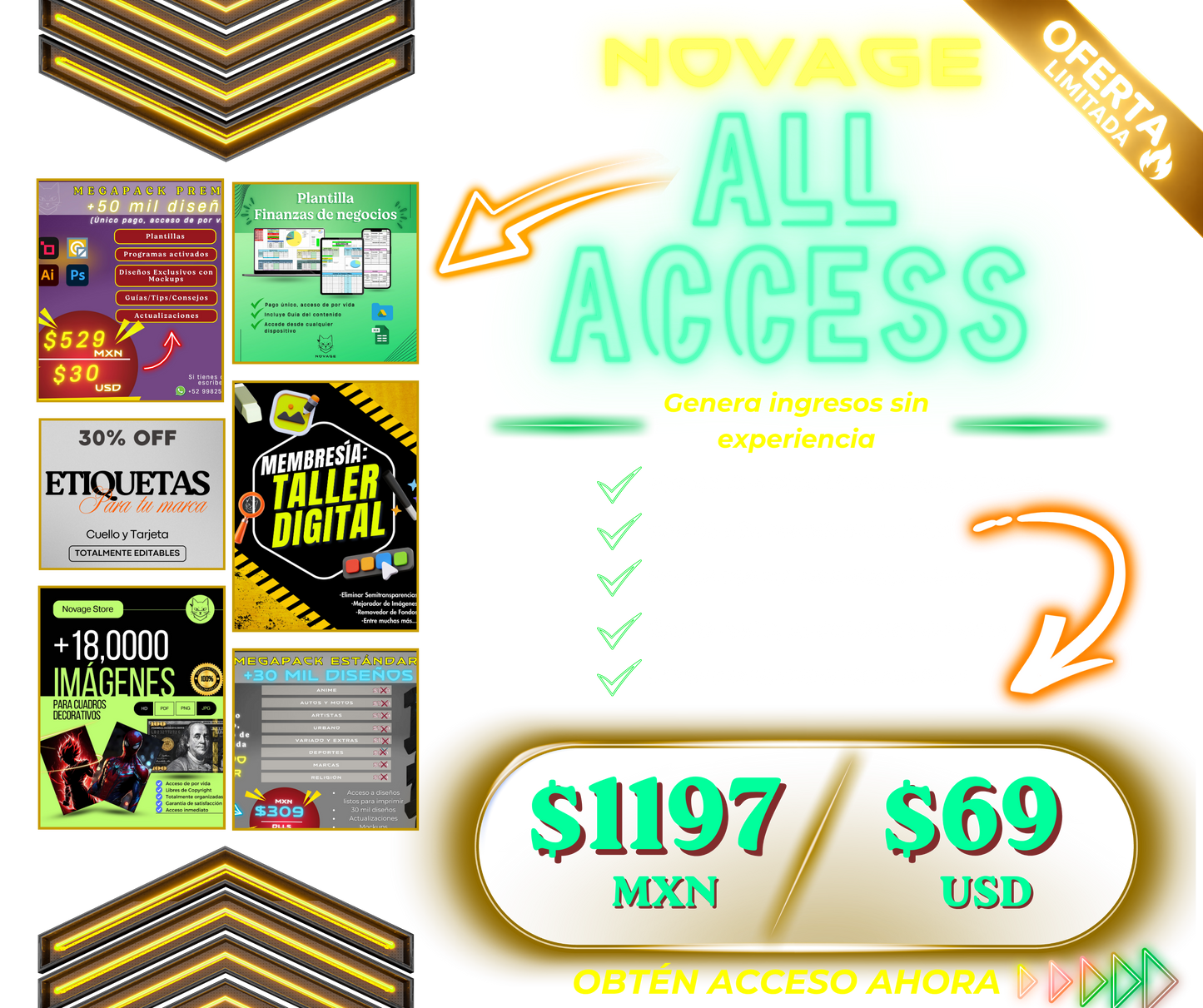 ✨ACCESO TOTAL - NOVAGE✨