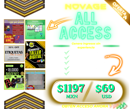 ✨ACCESO TOTAL - NOVAGE✨