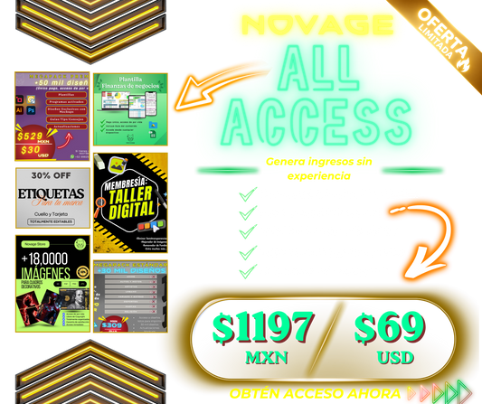 ✨ACCESO TOTAL - NOVAGE✨