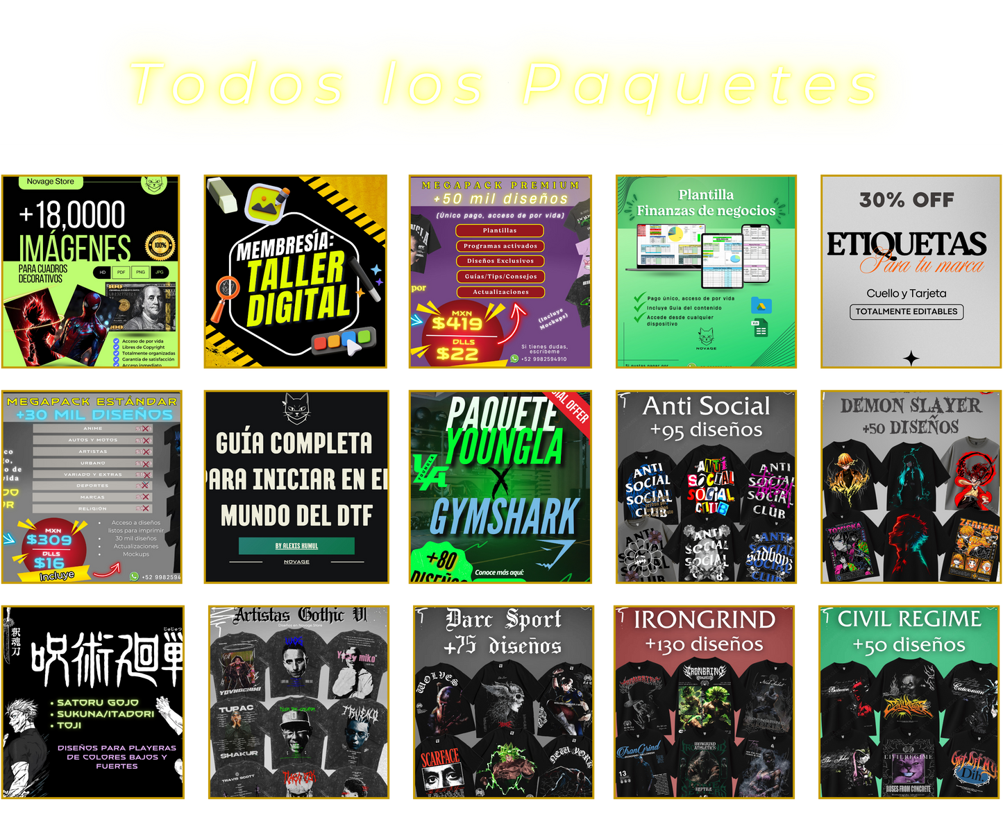 ✨ACCESO TOTAL - NOVAGE✨